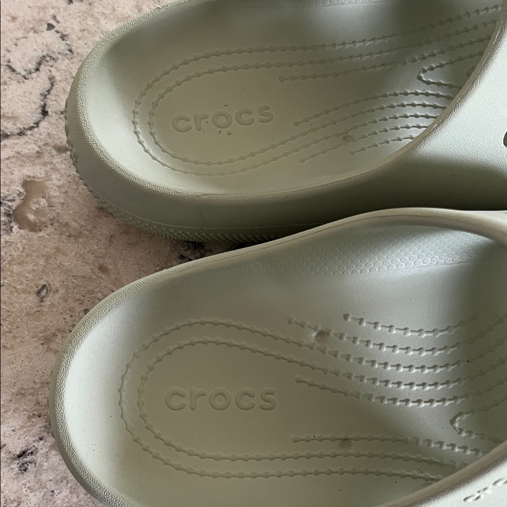 CROCS Women's Sandals in Light Green - Picture 2 of 5